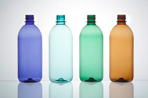 Colored Transparant Bottles